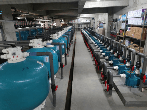 泳池循環水泵+過濾砂缸